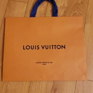 Authentic Louis Vuitton shopping bag
